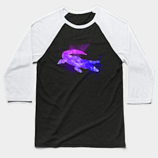 Crocodile Watercolor Spirit Baseball T-Shirt